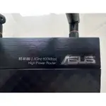 二手_無線路由器_ASUS_RT-N18U 2.4G N600_變壓器_天線