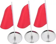 BIUDECO Pack Golf Flagsticks Portable Golf Practice Flag Set for Accurate Putting Trainer