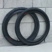 PAIR OF STRANGER BMX BALLAST BLACK 20 x 2.45" TIRES PRIMO CULT SUNDAY