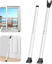 Upgraded Door & Sliding Door Security Bar Heavy Duty Door Stoppers Security Bar