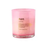 Nan Noun Vanilla Scented Pink Pearlescent Candle Home Fragrance Round 12.5cm