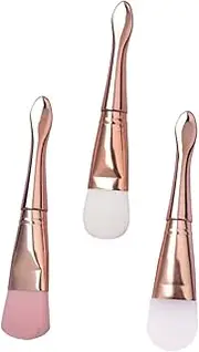 OFFIGAM 3pcs Brush and Soft Bristle Applicator for Skin Treatments Washable and Reusable Beauty Tools for Home and