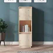 Highboard 38x35x117 cm Solid Wood Pine,Buffets & Sideboards 21.05KG-814359
