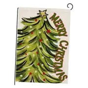 Merry Christmas Garden Flag 12x18 Inch Double Sided, Merry Christmas 03