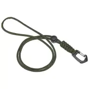 Badge Lanyard 18.8 Inch, Necklace Keychain Cord Metal Clasp Hook, Olive