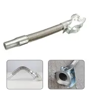 1x Silver Metal Jerry Can Spout Nozzle 30cm Fits For Standard 5L/10L/20L Durable