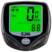 Sunding SD-546C Bike Computer Wireless Stopwatch Bicycle Speedometer Computers Bike Cycling Digital Odometer LCD Backlig