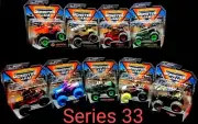 Brand New Monster Jam Series 33 Complete Set Scale 1:64
