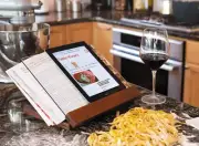 PICNIC TIME Fabio Viviani Prodigio Cookbook Stand with Tempered Glass, Recipe...
