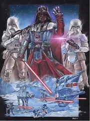 Poster 18x24 | Star Wars - VADER AT HOTH - By Victor Garduno Wall Art