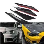 1/2set Fit AUDI A3 A4 A6 A5 A7 A8 Rear Bumper Lip Splitter Diffuser Chin Spoiler