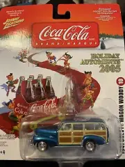 JOHNNY LIGHTNING COCA COLA- #10- 1941 CHEVY - WAGON WOODY-2005
