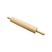 Thunder Group WDRNP013 Rolling Pin, 13", 3-1/4" dia. barrel, contoured handles