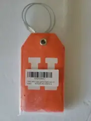 Toughergun Luggage Tags with Full Back Privacy Cover w/Steel Loops - Set of 2