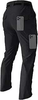[WENRONSTA] Men's Hiking Cargo Work Pants Lightweight Waterproof Quick Dry Camping Fishing Travel Outdoor Pants