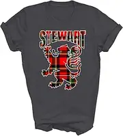 [Generic] Stewart Clan Kilt Tartan Lion Namesake Scottish Scotland Scots Unisex Shirt Men Women Gift