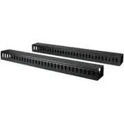 StarTech 1.8m Vertical Finger Duct Cable Organizer - CMVER40UF