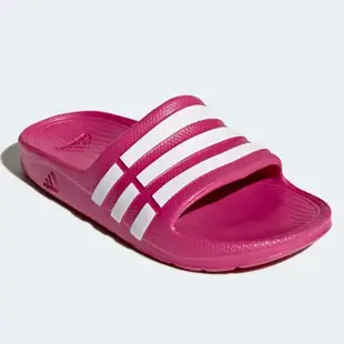 ADIDAS DURAMO SLIDE 女鞋 拖鞋 一體成形 防水 桃紅 【運動世界】 G06797