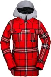 Volcom Damenjacke King, Red (flame red), X-Small