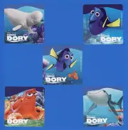 15 Finding Dory Characters - Large Stickers - Bailey, Hank, Destiny, Marlin