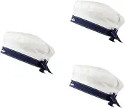 [BESTYASH] 3 Pcs Fashionable White Beret Hat Uniform Hat Sailor for Women Comfort