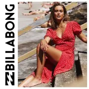 BNWT BILLABONG CHERRY BOMB WRAP MIDI DRESS (SMALL/8) RRP $120