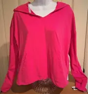 Calvin Klein Performance Women's Pull Over Pink Hoody NWT Size Medium