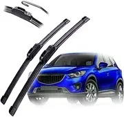 ,For Mazda CX-5 CX5 KE 2012 2013 2014 2015 2016 2017 Car Front Windscreen Wiper Blades Brushes Cutter Accessories U J Hook 24"+18"