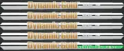 TRUE TEMPER Dynamic Gold 95 Iron Golf Shafts .355 Tip Stiff Flex S300 6-PW Set 5