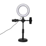 Dimmable LED Ring Light 14" 55w With Adapter Phone Holder for Make up Studio