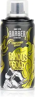 Barber Marmara Temporary Hair Colour Spray Famous Gold 150ml
