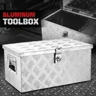 20" L Aluminum Pickup Truck Trailer Trunk Bed Tool Storage Box w/ Side Handle