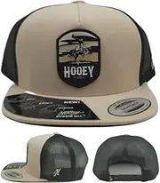 [HOOey] New Men's Cheyenne Rope Adjustable Snapback Tan Black Era Hat Cap, Tan, One Size