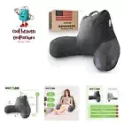 Reading Pillow Sitting Up in Bed Backrest Support Large Adult Back Wedge for ...