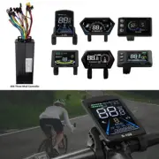 E-bike JN40A DC36V/48V Controller+Color Display/Sensor PAS Accessories Set Black