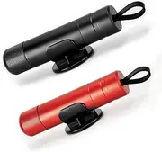 ACEBON Car Safety Hammer Window Glass Breaker and Seat Belt Cutter Emergency Escape Tool 2023 (Black + Red)