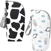 Toyvian Baby Food Bottle Cooler Insulated Bottle Bag Leakproof Carrier for Travel Outdoor Feeding Sessions