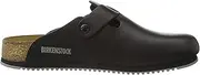 [Birkenstock] Boston Leather Black Supergrip Clogs - 39 R