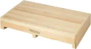 Wooden One Step Stool- Solid Pine Wood Step Riser with Non-Slip Pads, Wood Step