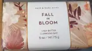 Bath & Body Works ~ FALL IN BLOOM ~ Shea Butter Cleansing Bar 5 oz