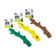 3x Squeaky Wood Stick Pet Play Toys Dog Puppy Squeaker Interactive Chew Training