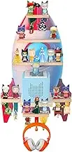 for Toniebox Starter Tonie Shelf Wall Mounted,Tonies Figures Tonies Storage,Magnetic Wooden Floating Shelves Compatible with Tonie Box Player Character for Children Room
