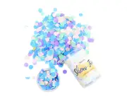 Round Push Pop Paper Confetti Multicolor Wedding Party Table Decoration,Multicolor