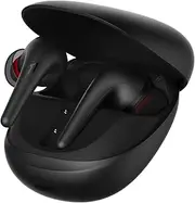 1More Aero True Wireless Earbuds with Spatial Audio for Any Devices, 42dB Adaptive Active Noise Cancelling Headphones, 10mm Driver, Custom EQs, 6 Mics for Clear Calls, 28H, Wireless Charging, Black