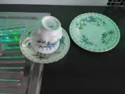 Royal Albert tea cup set flower of the month x 2, January and July