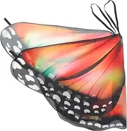ifundom Butterfly Shawl Fairy Wing Costume Cape for Halloween Versatile Chiffon Butterfly Cloak for Dress Up Parties for Boys and Gradient Design