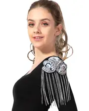 Bling Shoulder Chain Tassel Epaulets