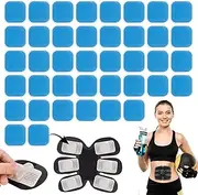EMS Gel Pads 40pcs for EMS Muscle Stimulator Abdominal Trainer Muscle Stimulation Electrostimulation Replacement Parts
