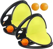 Paddle Ball Catch Game - Handheld Paddle Ball | Throw and Catch Games | Outdoor Throwing Catching Game | Fine Motor Toys Toddler Activities | 2 Players Interactive Educational Throwing Ball for Kids