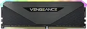 Corsair Vengeance RGB RT 32GB (2x16GB) DDR4 3200MHz C16 16-20-20-38 Black Heatspreader Desktop Gaming Memory for AMD